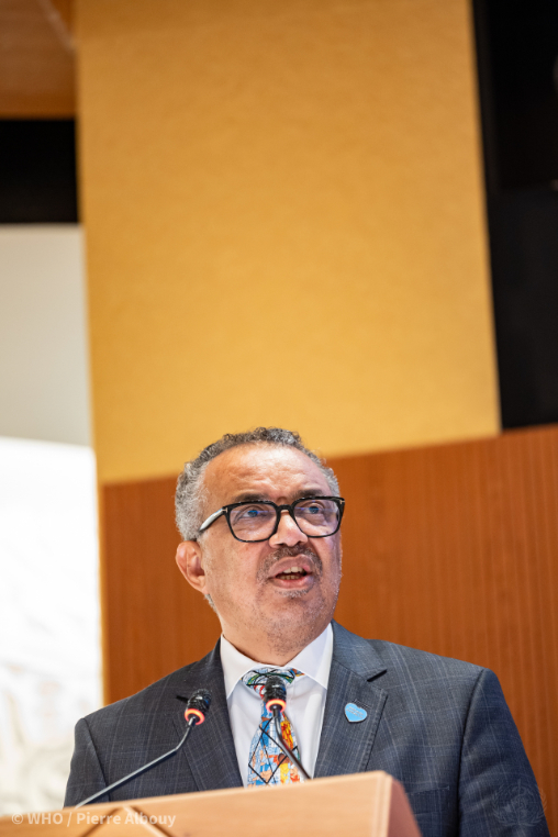 WHO Director-General Dr Tedros Adhanom Ghebreyesus 