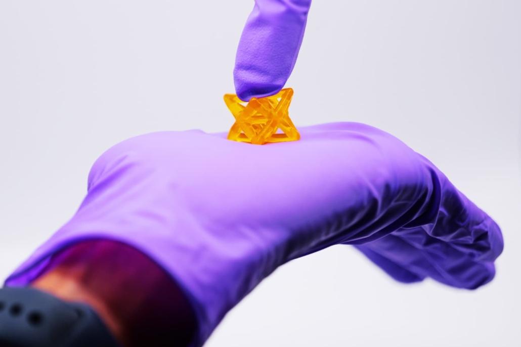 novel 3D printing technique developed material