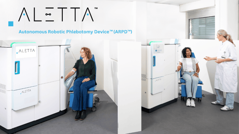 Vitestro unveils Aletta, the first autonomous blood collection robot