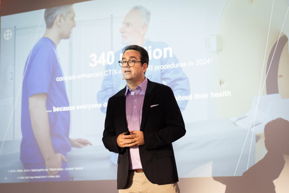 Dr. Peter Seidensticker, Head of Medical Affairs Radiology at Bayer, presents Bayer’s new vision for transforming prostate cancer care at European Society for Medical Oncology (ESMO) 2025 Congress.