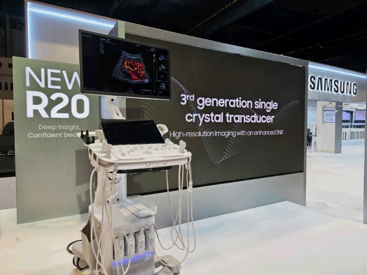 Samsung Medison has introduced the R20 ultrasound system at RSNA 2025